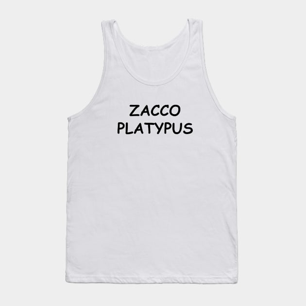 ZACCO PLATYPUS: Version One Tank Top by AislingKiera